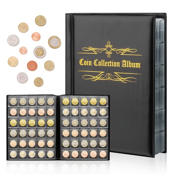 VFANDV 480 Pieces Coin Storage, Coin Collection Album, Coin Collection,