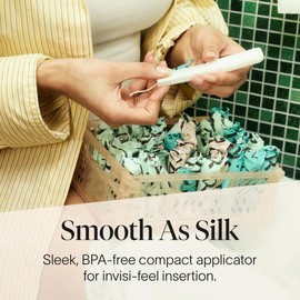 Cora Organic Applicator Tampons | Regular Absorbency | 100% Organic Cotton, Unscented, BPA-Free Compact Applicator | Leak Protection | Packaging May Vary | 72 Total