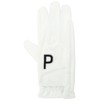 Puma Men's Golfing P Glove (Right Hand), bright white/puma black