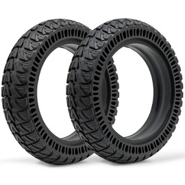 GLDYTIMES 9 Inch 9x2.25 Solid Tire Fit for Gotrax GXL V2 XR/Apex XL/G3 Plus~Hiboy S2~Xiaomi M365~AOVOPRO ES80, 50/75-6 8.5x2.0 Off-road Replacement Tire, Explosion-proof Anti-slip Tubeless Tyre(2pcs)