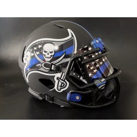Tampa Bay Buccaneers Back The Blue Mini Football Helmet