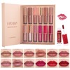 Lishang 12 Colours Lip Gloss Lipstick Set Lip Tint Gloss
