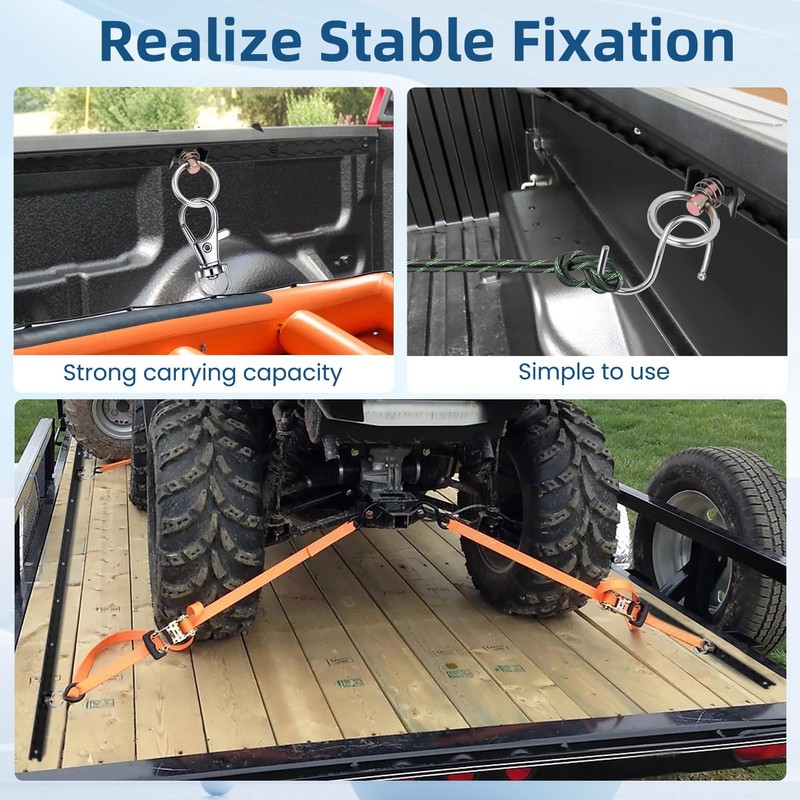 4ft 2pcs Aluminum L-Track Rail,48" L Track Rails Tie Down