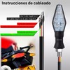 Paq 4 Pz De Direccionales Led Para Moto Doble Funciónn