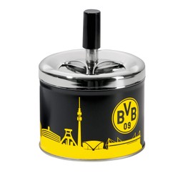 Borussia Dortmund BVB Ashtray with Lid, One Size