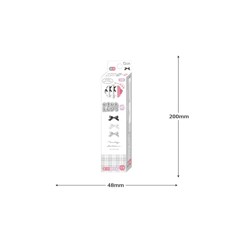 Coolia Pencil 2B Dozen Pencils Melty Ribbon 02097