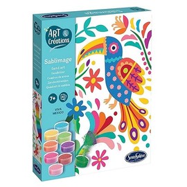 Sentosphere Sand Art Set Viva Mexico - 4 Boards, 16 Sand Colours, 3-8 Years