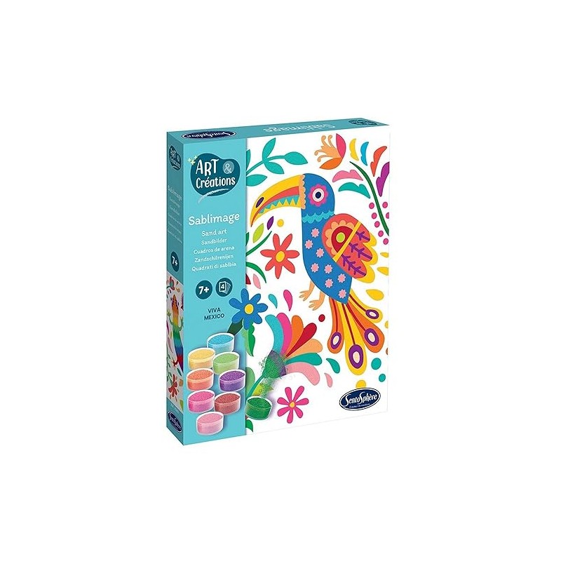 Sentosphere Sand Art Set Viva Mexico - 4 Boards, 16