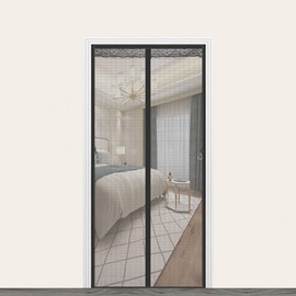 Easy Self-Install Magnetic Screen Door for Home Entrance Residential 2ea