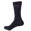 HHX YONLEE Gift Boxed Men's Dress Socks Blue Striped Design