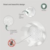 Vent Systems 78mm to 98mm Pack of 2 - White