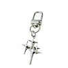 Meefisher Cute Star Moon Keychain Aesthetic Accessories Stainless Steel Key