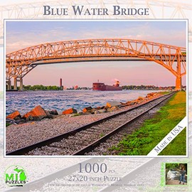 Blue Water Bridge - 1000 Piece MI Puzzles Jigsaw Puzzle