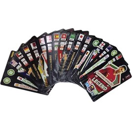 World Football Stars Trading Cards 55 Pack Card Game (Black)