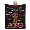 Sorority Gifts Blanket Throw Flannel Lightweight Comfortable Warm Paraphernalia Blankets