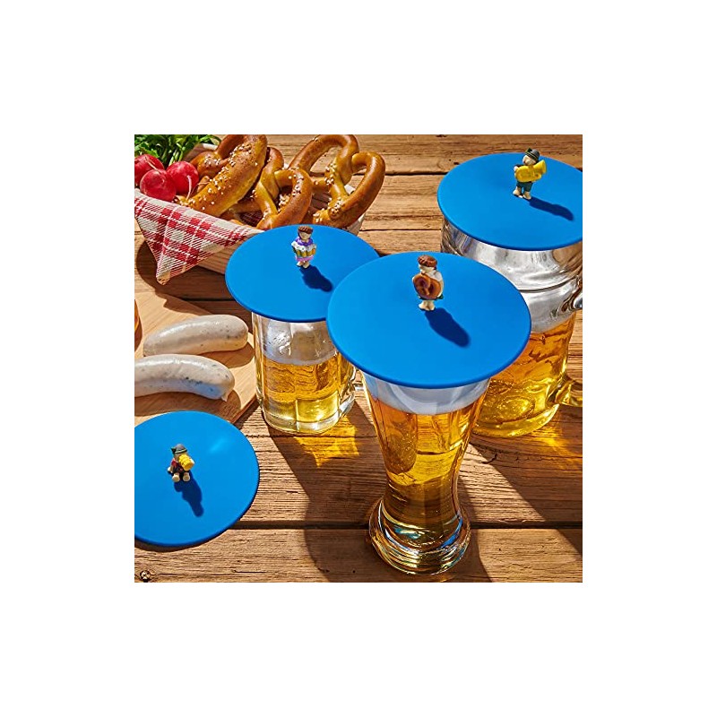 Lurch 210883 Mein Deckel Biergarten Toni Tuba, Glasabdeckung aus 100%