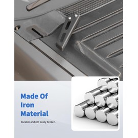 DSWSQ Ditch Hood Hinge Light Brackets for 2007-2013 Chevy Silverado GMC Sierra LED Pod Work Light Side Mounting Bracket A-Pillar Hood Mounts, Black