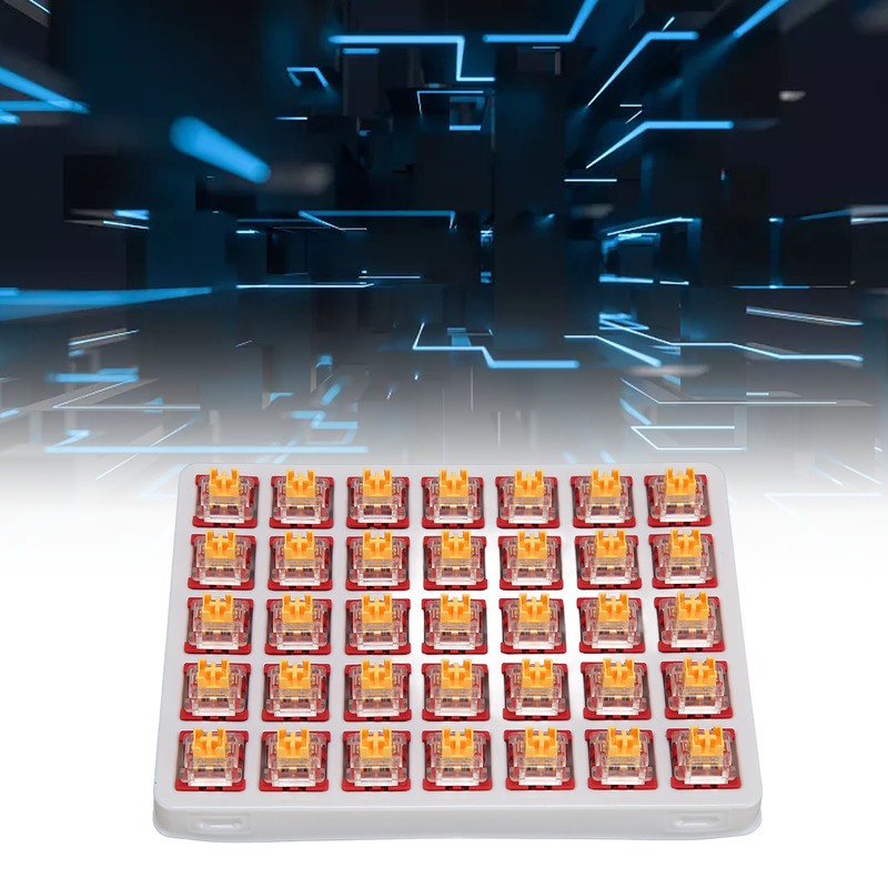 35 Pcs Mechanical Keyboard Switch Linear Dustproof Mute Long Service