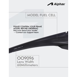 Alphax 2 Pair Polarized Replacement Lenses for Oakley Fuel Cell OO9096 Sunglasses- Deep Water+Midnight Sun