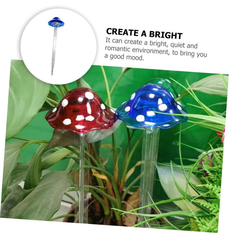 OSALADI Mushroom Lamp Mushroom Pathway Light Outside Solar Lights Pathway