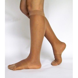[For Bunions and Bunions] Casahara Style Short Stockings "Below the Knee" (3 Finger & Taping Function) / Beige
