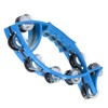 Hand Tambourine Bell Smooth Fish Shaped Double Row Tambourines Musical