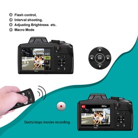 AODELAN Camera Remote Control - Wireless Remote Shutter Release for Nikon Z50 Z fc COOLPIX B600 A1000 P1000 P950; Replaces Nikon ML-L7