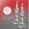 Ner Mitzvah Reusable Metal Candlestick Liners and Drip Guards -