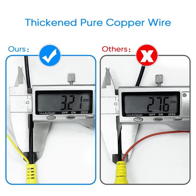 Pixelman 19Ft Backup Camera RCA plug Video Extension Cable,Pure Copper