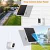 Solar Panel Charger for Ring Camera,6W Solar Charger Compatible with