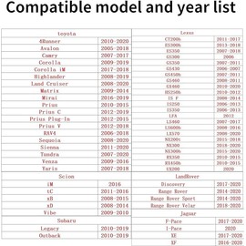 JTCAF285-C3 Filtro de aire de cabina para Camry, Corolla, Corolla, Highlander, Prius, RAV4, Tundra, 4Runner, Avalon, Reemplazo para CF10285, CP285, CP285