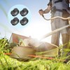 MUFUSHAN Pack of 4 thread spool suitable for Parkside cordless