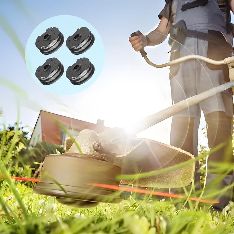 MUFUSHAN Pack of 4 thread spool suitable for Parkside cordless