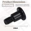 5 Pack Short M6 Step Bolt Compatible with Blackstone Griddle,