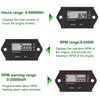 Yooreal Digital Maintenance Operating Hour Meter Tachometer for 2 or