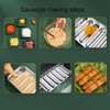 Stainless Steel Sausage Mold, 6 Cavity Hot Dog Mould with