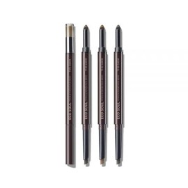 The Saem Eco Soul Eyebrow Pencil and Powder Dual Daily Collection (1 pack) MNS Dark Gray / 더샘 에코 소울 아이 브로우 펜슬 앤 파우더 듀얼 데일리 모음 택 1개 MNS 진회색