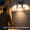 4-Head Solar Motion Sensor Security Light, 3000 Lumens, 270° Wide