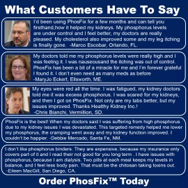 HealthyKidney PhosFix Phosphorus Binder with Chitosan for Healthy Phosphorus Levels, Kidney Cl