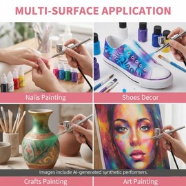 OPHIR 12 Colors Nail Art Inks Airbrush Paint Acrylic Paint Nail PolishPigments for Model Hobby,Craft,Leather  Shoe Painting Nail Stencils Painting... 