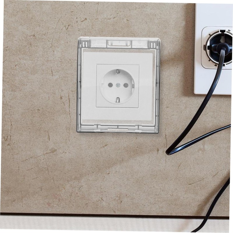 Operitacx Outdoor Sockets Waterproof Socket Rainproof Box Wall Switch Cover