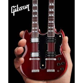 Gibson EDS-1275 Doubleneck Cherry Guitar Replica 1:4 Scale Model