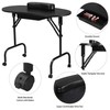 Yaheetech 37-inch Portable & Foldable Manicure Table Nail Desk Workstation