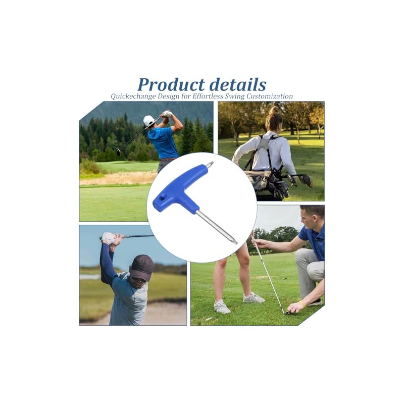 Nogeqi Golf Driver Tool, 2 in 1 Golf Torque Wrench