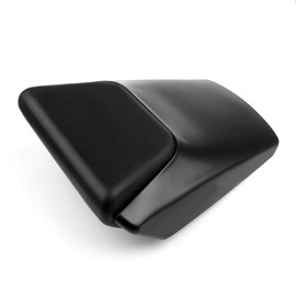 Topteng Motorcycle Rear Pillion Seat, Motorcycle Rear Passenger Pillion Cover ABS Pad Motor Trim Rear Cover for Yamaha YZF-R6 YZF R6 1998-2002