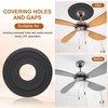 PATIKIL Ceiling Medallion, 12" OD x 4" ID PU Decorative