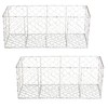 DII Chicken Wire Collection Farmhouse Vintage Wall Baskets, Medium Basket,