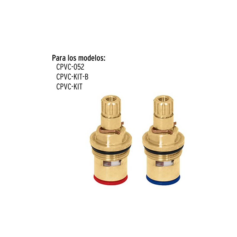 Foset CPVC-CARCE, Bolsa con 2 cartuchos cerámicos para llaves de