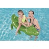 Bestway 41010 Inflatable Crocodile Pool Float Ride-On, Green 168 x