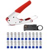QWORK® 22 Piece Compression Pliers Set with Cable Stripper and